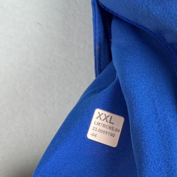 Lululemon Pace Breaker Linerless Shorts Men's XXL Blue Athletic Drawstring Logo - Picture 7 of 9